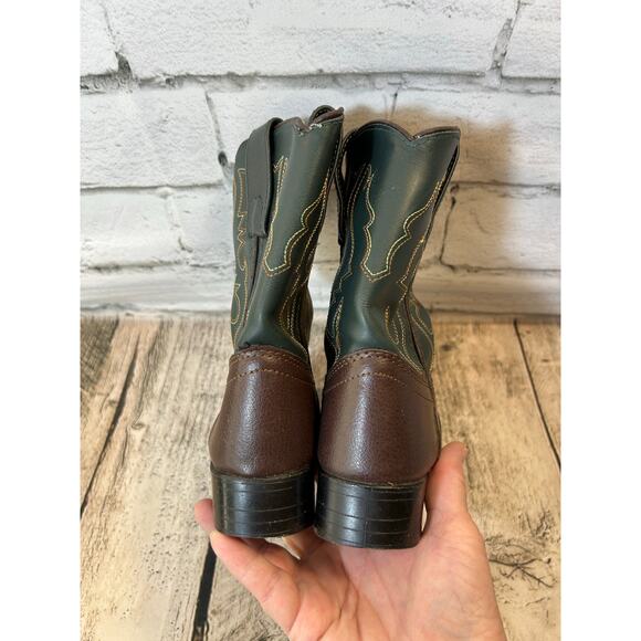 SMOKEY MOUNTAIN Boy’s Western Roper Boots / Size: 10.5 Toddler - Picture 9 of 11